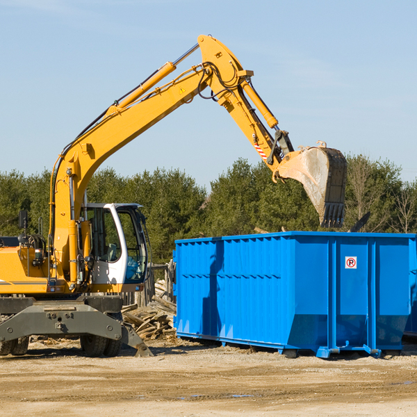 how does a residential dumpster rental service work in Resort Michigan